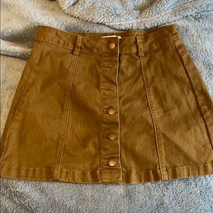 Button Up Skirt
